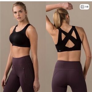 Lululemon Athletica Enlite Black Sports Bra